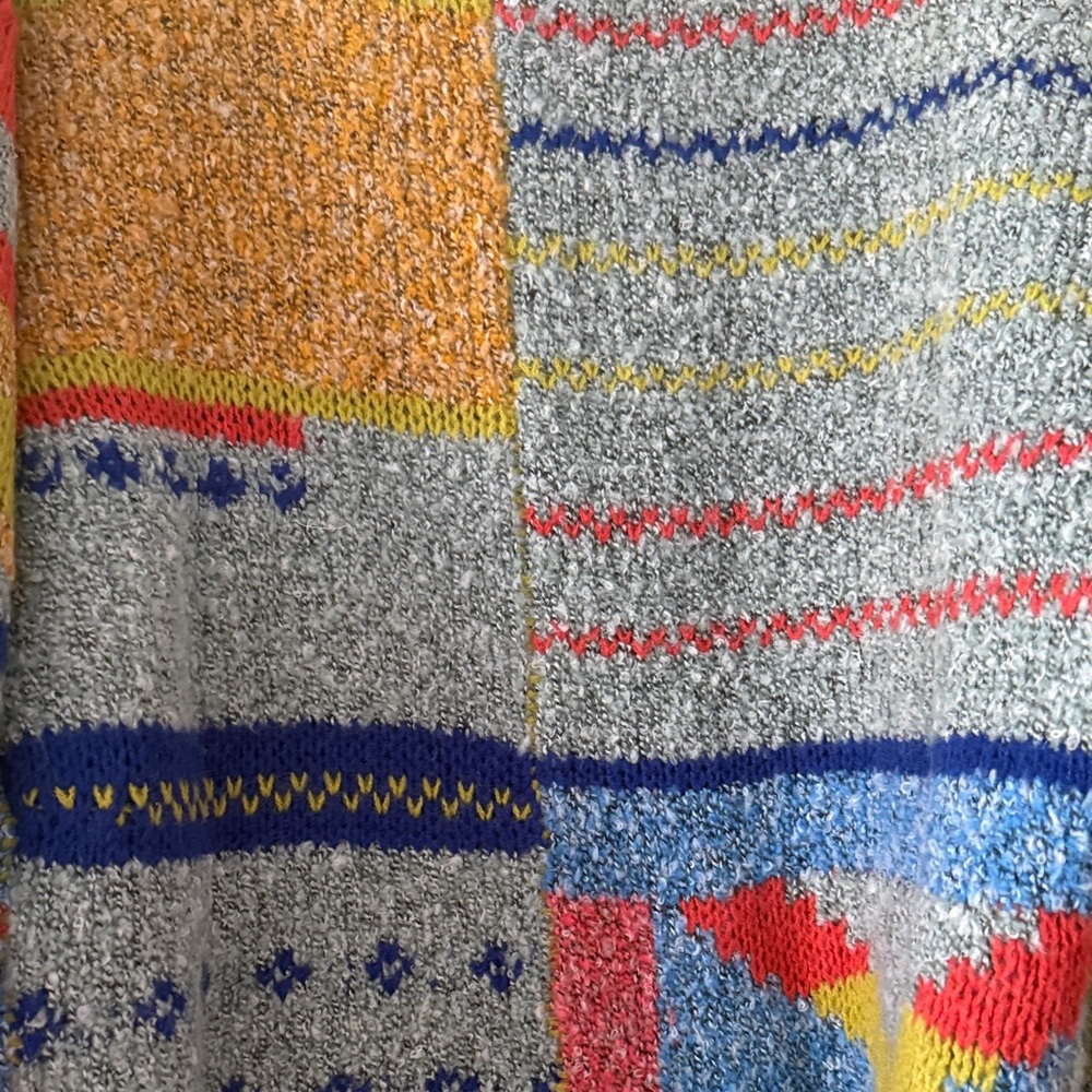 Aratta Silent Journey Multicolor Patchwork Oh-so-soft Knit Sweater - Picture 10 of 16